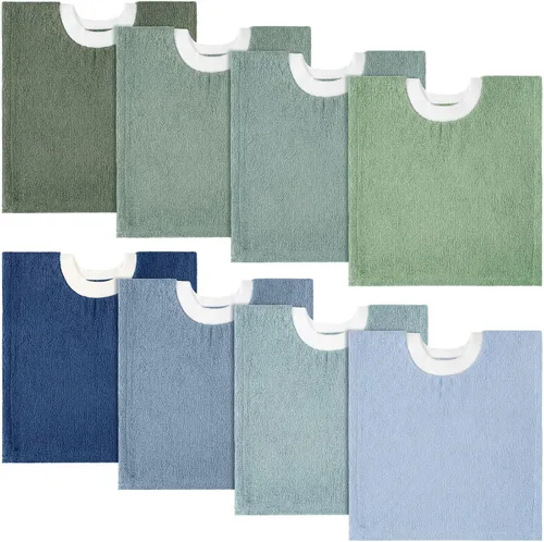Vista 7 de Foaincore 3 piezas de cobertura completa para niños pequeños, baberos de bebé, baberos absorbentes de algodón toalla de rizo para niños pequeños
