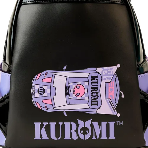 Vista 4 de Loungefly Sanrio Kuromi Tokyo Speed - Mini mochila de piel sintética, Multi, Mini mochila