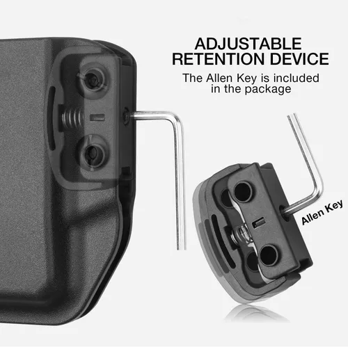 Vista 3 de Universal Magazine Holster for Glock, Sig Sauer, M&P, Springfield, 1911, Taurus – IWB/OWB Mag Carrier Fit 9mm/.40/.45ACP/.380 Double & Single