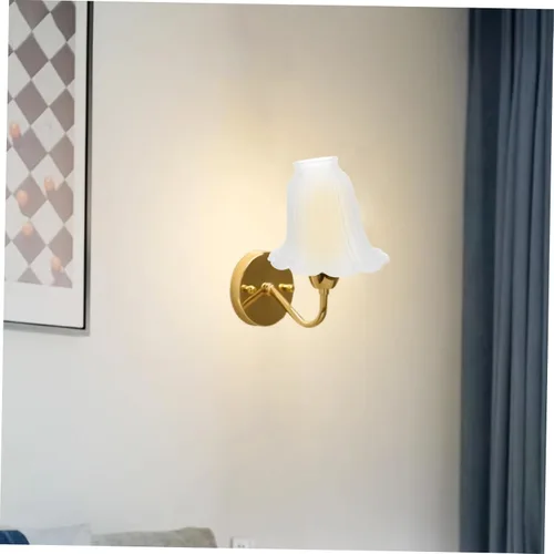 Vista 4 de VILLCASE Pantalla de techo para pantalla de mesa, pantalla de repuesto para lámpara decorativa en forma de flor