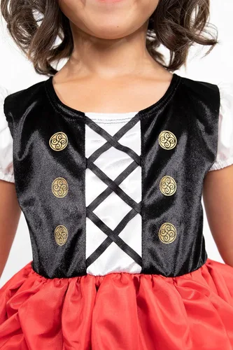 Vista 2 de Little Adventures Vestido pirata con diadema