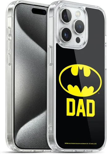 Vista 65 de Head Case Designs Funda de gel con licencia oficial de Batman DC Comics Bat Signal Logos [protección de grado militar] compatible con Apple iPhone 7