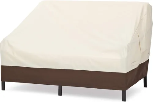 Vista 8 de Amazon Basics Fundas para Sillas de Patio con Asiento Profundo, Fundas para Muebles de Césped y Patio al Aire Libre, Resistente, Impermeable