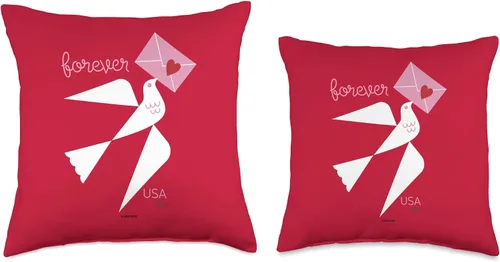 Vista 3 de USPS Love Bird - Almohada para el día de San Valentín