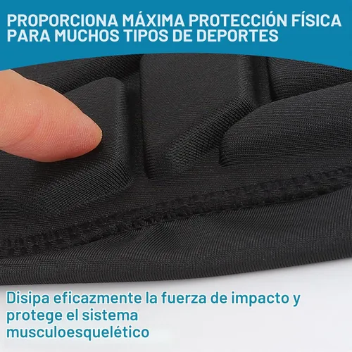 Vista 3 de Mangas de brazo acolchadas con protección a prueba de golpes para el codo y antebrazo, para fútbol, baloncesto, voleibol y fútbol, pack de 2