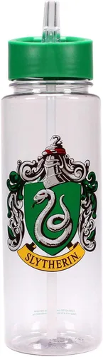 Vista 12 de Half Moon Bay Botella de agua Botella de agua Hufflepuff de Harry Potter con popote Botella de bebidas Botellas de agua para niños con popote