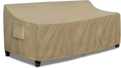 Vista 18 de PureFit Funda impermeable para sofá de exterior, funda para muebles de sofá de patio, funda de sofá biplaza de 2 plazas con ventilación de aire