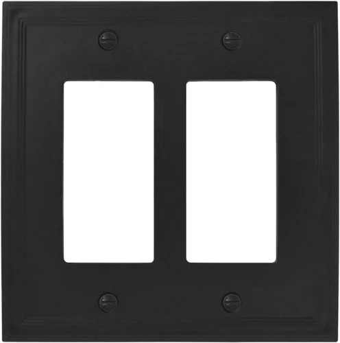 Vista 29 de Cubiertas de interruptor de luz, placas aisladas de pared de palanca única para enchufes eléctricos, placas de interruptor único de 1 banda