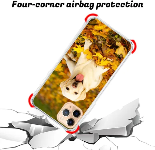 Vista 4 de Funda de teléfono con foto personalizada para iPhone 11 Pro Max, cubierta transparente suave de silicona personalizada con imagen/texto, regalo