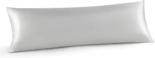 Vista 25 de INFIIXSO Funda de almohada de seda de morera, para cabello y piel, tamaño estándar, cremallera oculta, 20 x 26 pulgadas, suave y refrescante