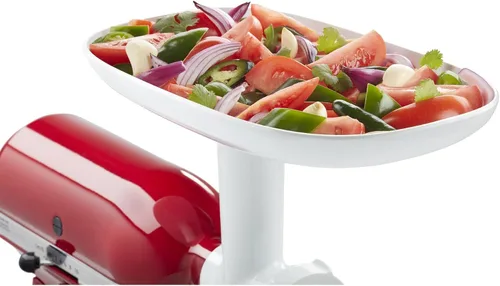 Vista 5 de KitchenAid KSMFVSP - Colador de accesorios para frutas y verduras, blanco y accesorio para molinillo de alimentos KSMFT, compatible con KSMFGA