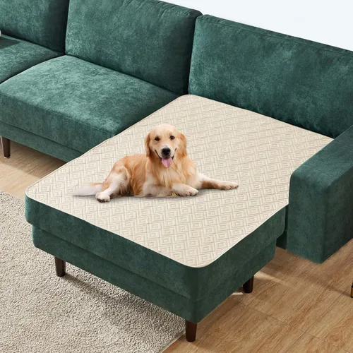 Vista 17 de Manta Impermeable para Sofá para Perros 2026 (30"x53") Cómoda Alfombrilla de Sofá de Dos Plazas para Mascotas con Respaldo Antideslizante, Forro