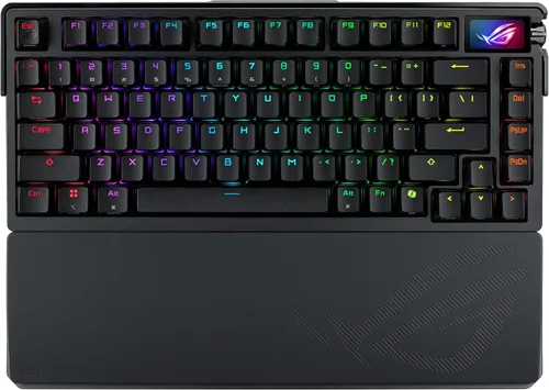 Vista 23 de ASUS ROG Azoth 96 HE Teclado inalámbrico para juegos con efecto Hall – 96% tamaño completo, trimodo, interruptor magnético intercambiable en Negro