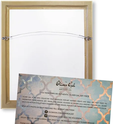 Vista 7 de The Oliver Gal Artist Co. Lienzo enmarcado clásico y figurativo para pared, impresiones con texto en inglés "Van Gogh Blossoms Inspiration Light