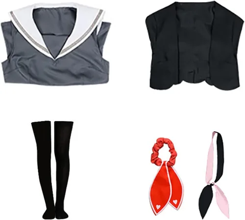 Vista 4 de Akiyama - Disfraz de Mizuki para cosplay, vestido de actuación en escenario, uniforme de Halloween, conjunto completo