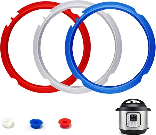 Vista 18 de Paquete de 3 anillos de sellado de 6 cuartos para anillos de sellado instantáneo de ollas de repuesto para sello instantáneo de olla de 5/6 cuartos