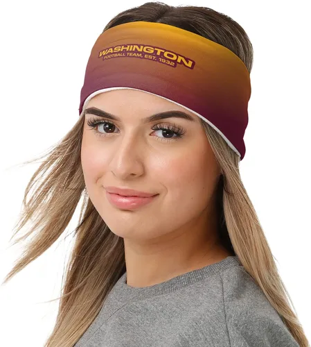 Vista 11 de FOCO Diadema de moda para mujer con logotipo de equipo de la NFL Gradiente impreso.