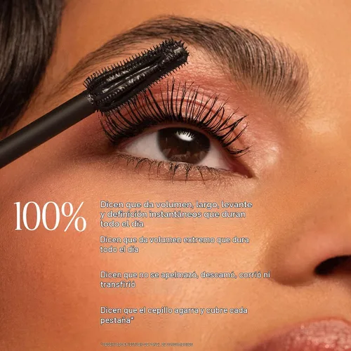 Vista 3 de Milani Extensiones de pestañas altamente calificadas XL Volumizing Tubing Negro
