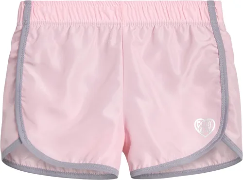 Vista 5 de Body Glove Pantalones cortos deportivos para niña, paquete de 2 pantalones cortos deportivos con delfines (talla 7-12)