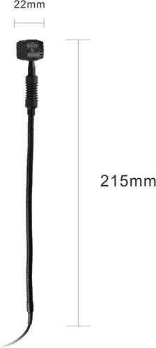 Vista 5 de HEIMU Micrófono condensador de instrumento con clip + clip universal (para guitarra)