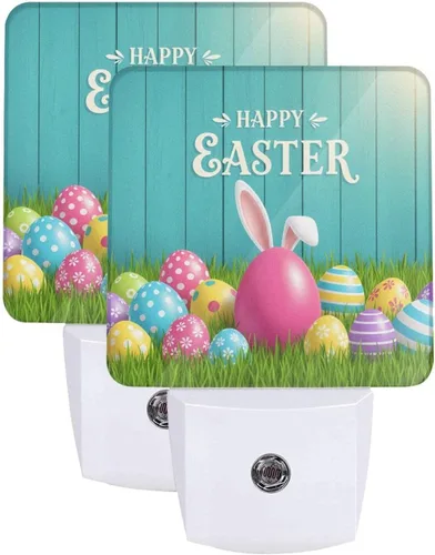 Vista 20 de Futterya Luz nocturna LED personalizada enchufable, juego personalizado de 2 lámparas de decoración con sensor automático del atardecer al amanecer