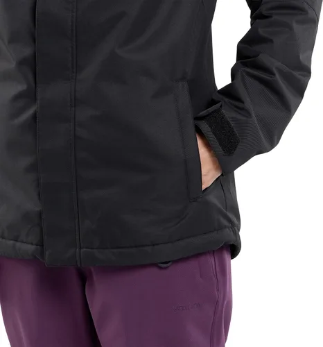Vista 4 de Volcom Chaqueta con capucha para mujer, con aislamiento, snowboard, esquí, invierno