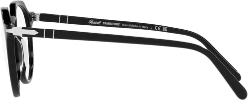 Vista 4 de Persol PO3281S - Gafas de sol redondas, NegroTransiciones 8 Gris