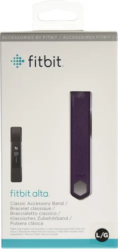 Vista 7 de Banda de cuero alta Fitbit, accesorio, 148088, L, Ciruela, 1, 1