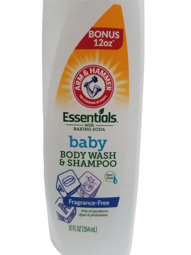Vista 2 de Arm & Hammer Essentials Baby Body Wash & Shampoo (sin fragancia)