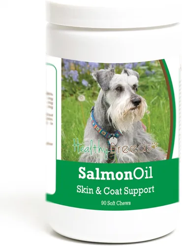 Vista 326 de Healthy Breeds Affenpinscher - Masticables suaves de aceite de salmón, 90