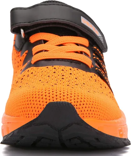 Vista 6 de KUBUA - Zapatos deportivos para niños y niñas, tenis para correr, ligeros, transpirables, deportivos y atléticos