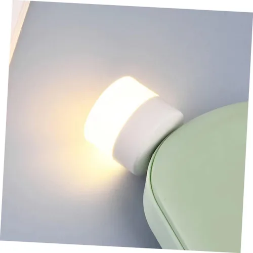 Vista 2 de DOITOOL 10 unids USB luz nocturna recargable apliques de pared al aire libre lámpara de pared mini coche compacto guardería luz nocturna mini LED