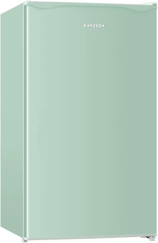 Vista 14 de BANGSON Mini refrigerador con congelador, 3.2 pies cúbicos, refrigerador pequeño de una sola puerta, eficiencia energética, bajo ruido, mini Negro