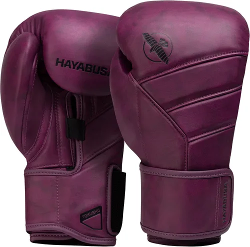 Vista 7 de Guantes de boxeo de cuero Hayabusa T3 LX para hombres y mujeres para entrenamiento, sparring, saco pesado y trabajo con manoplas
