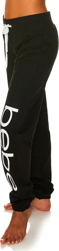 Vista 2 de bebe Pantalones deportivos para mujer, pantalones de felpa francesa con bajos fruncidos, pantalones de pijama con logotipo, para mujer