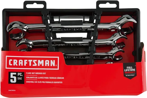 Vista 2 de CRAFTSMAN Juego de llaves de tuerca acampanada, SAE, 5 piezas (CMMT99334)