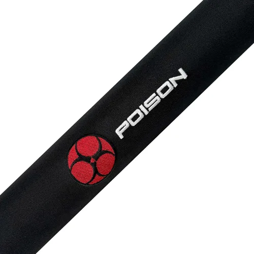Vista 3 de Poison by Predator VX Break Cue con eje de fibra de carbono Venom y caja de taco - Negro/Gris