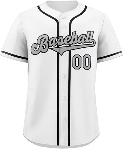 Vista 8 de Camisetas de béisbol personalizadas para hombres, mujeres, niños, camisetas con botones, personalizadas, número de nombre impreso o cosido