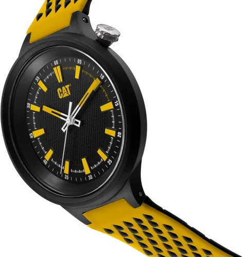 Vista 2 de Caterpillar Reloj CAT Diamond MESH LL11127117 Amarillo Reloj analógico