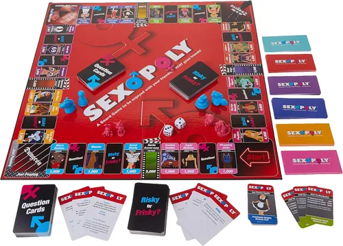 Vista 2 de Sexopoly: un juego de mesa de adultos para parejas y amigos.