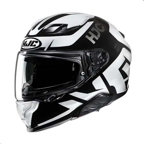 Vista 2 de Casco completo HJC F71 Bard para motocicleta con visera HJ-38 Pin-lock, aprobado por DOT (MC1, X-Small)