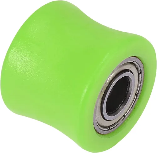 Vista 5 de Motoforti 0.394 in agujero 1.063x1.299 in cadena rodillo polea deslizante tensor rueda guía verde para motocicleta ATV