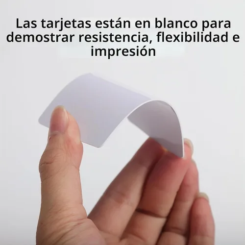 Vista 4 de 250 paquetes, tarjetas de crédito en blanco de PVC de calidad premium, tarjetas de identificación de plástico blanco de calidad, CR80 30 mil