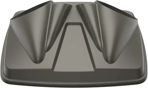 Vista 16 de Tapas de altavoz dobles de 8 pulgadas a juego para Advanblack/OEM Harley Rushmore estilo Razor, Chopped & King Tour Pak Whisky ámbar