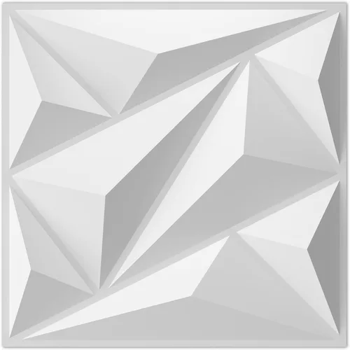 Vista 19 de Art3dwallpanels Paquete de 20 paneles de pared 3D para decoración de pared interior, 12 x 12 pulgadas, paneles de diamante blanco para sala de Nuevo