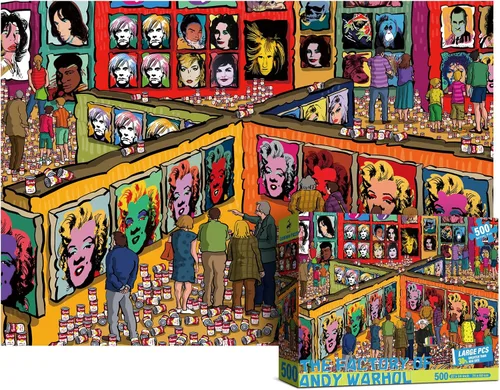 Vista 11 de Antelope Rompecabezas de 1000 piezas para adultos, rompecabezas de Van Gogh por la artista Alireza Karimi Moghaddam, papel, otoño en Arles, 29.5 x