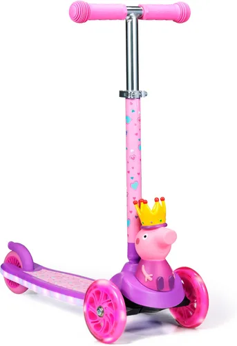 Vista 12 de Kick Scooter for Kids, 3 Wheel Self Balancing, Light Up LED Wheels