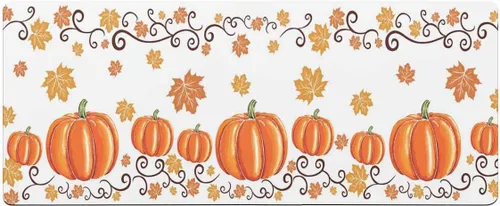 Vista 7 de Tapete de baño de calabaza naranja para bañera, antideslizante, de secado rápido y absorbente, tierra de diatomeas, fregadero de ducha, lavable