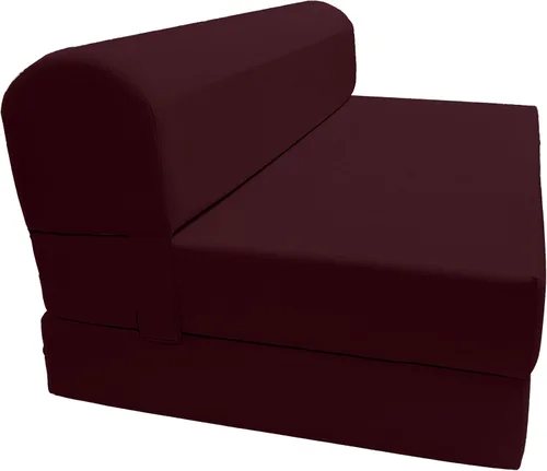 Vista 16 de D&D Futon Furniture. Silla plegable de espuma, sofá de estudio, colchón de espuma plegable para invitados (6 x 24 x 70 pulgadas, negro)