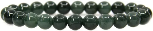 Vista 32 de Amandastone Pulsera elástica de cuentas redondas de 0.315 in con piedras preciosas naturales de 7 pulgadas